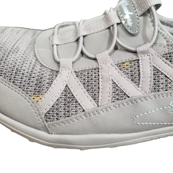 Skechers Air Cooled Memory Foam Slip On Sneakers 9.5 Light Gray - Picture 8 of 10